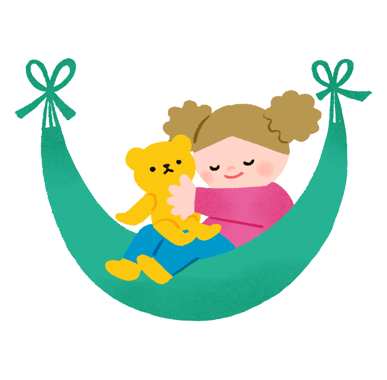 リラックス・カームルーム（静養時間）のイメージイラスト